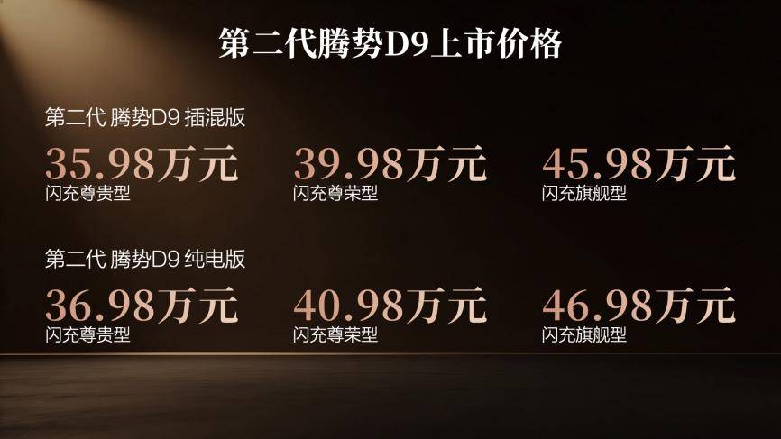 豪华出行的新追求35.98万起9大升级第二代腾势D9正式上市